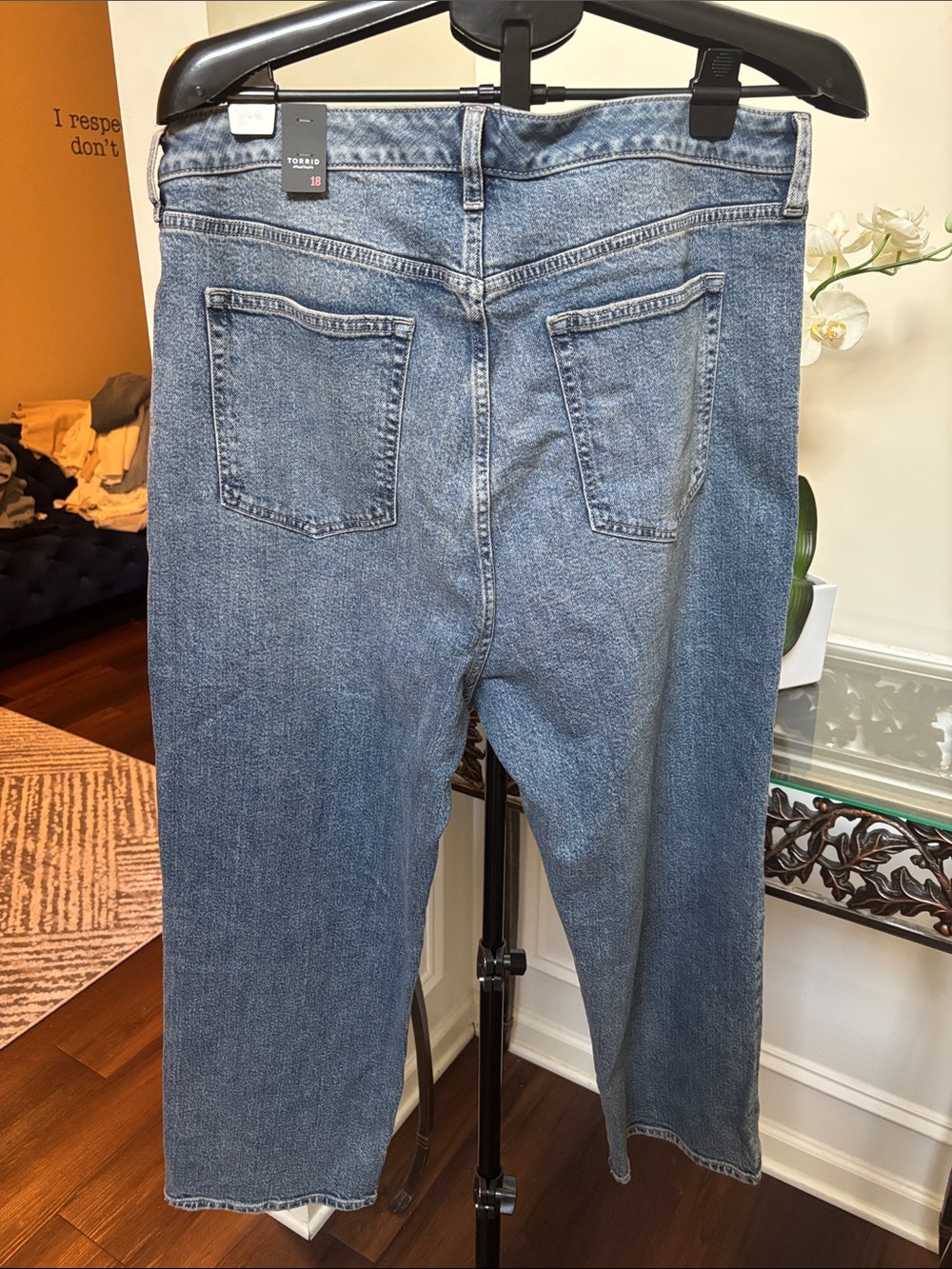 Torrid High-Rise Ankle Crop Classic Denim size 18 - Picture 4 of 6